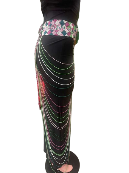 African Handmade Body Bead and Necklace Set