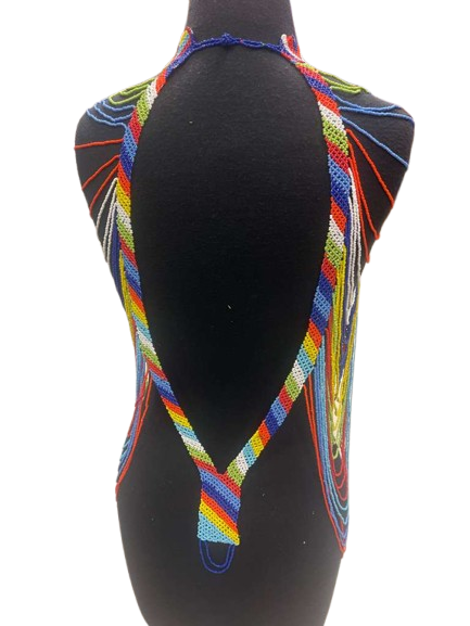 kk_04-removebg Multicolor Draped Beaded Necklace