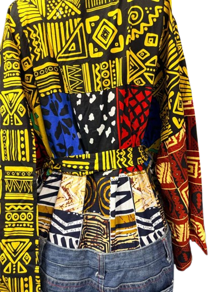 kk_07a-removebg One-of-a-Kind Sustainable Kimono - Upcycled Denim & Bold Ankara