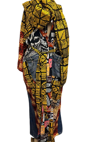 kk_07b-removebg One-of-a-Kind Sustainable Kimono - Upcycled Denim & Bold Ankara