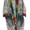 Artisan Jeans & Ankara Series Upcycled Kimono