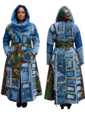 Upcycled Sustainable Jacket-Dress