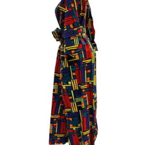 Luminous Multicolored Kimono