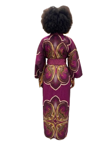 Nigerian Print Kimono